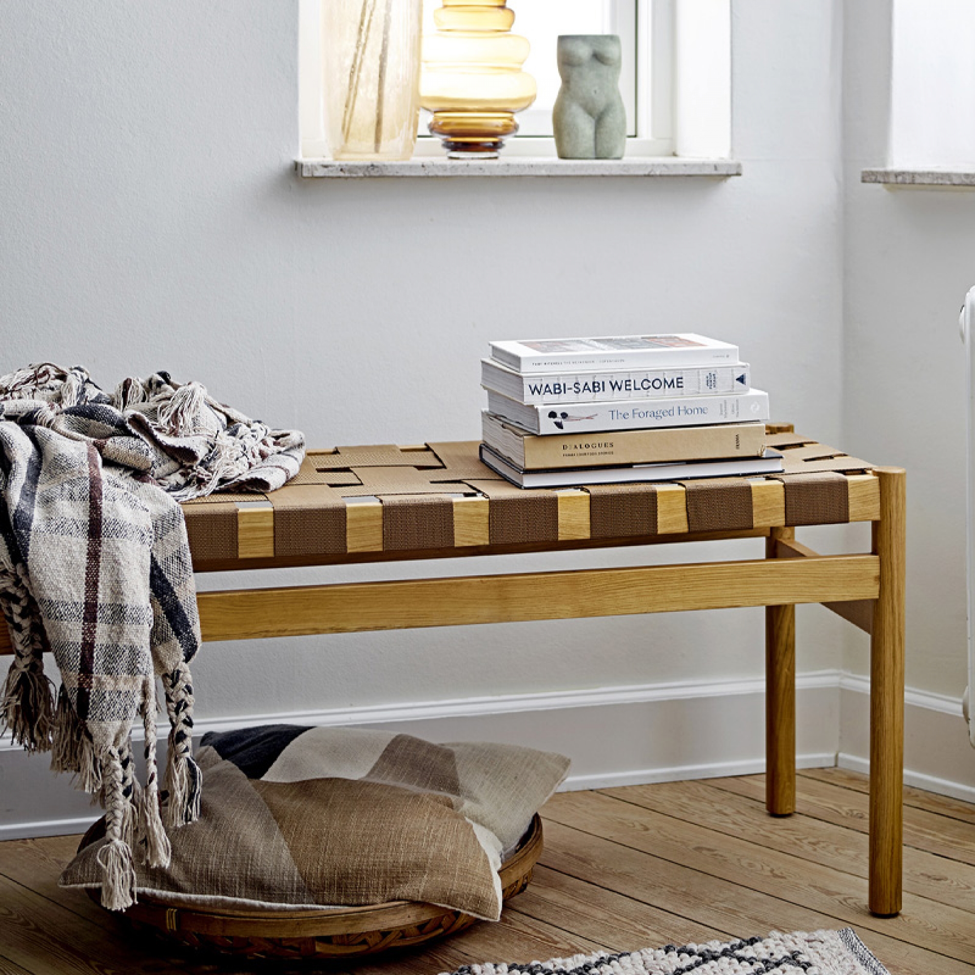 Oak Wooden Bench 'Sasa'