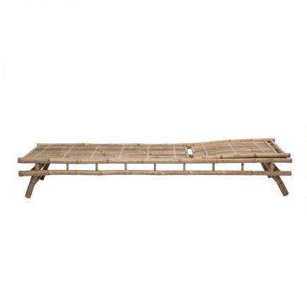 Natural Bamboo Lounger Leif : Procomobel