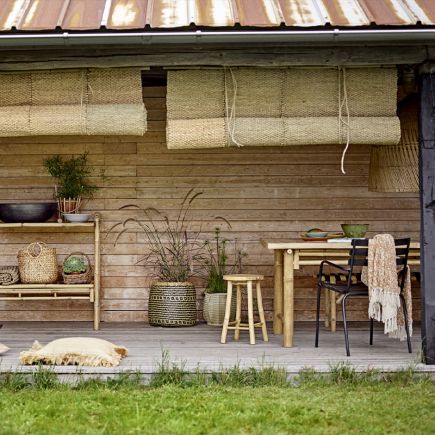 Natural Bamboo Stool Leif | Procomobel