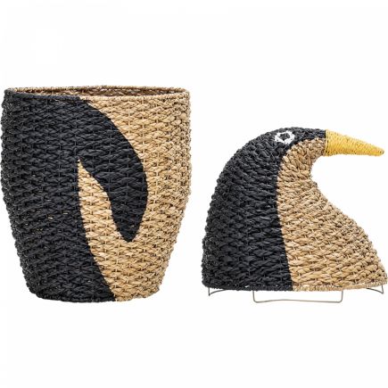Aslak Penguin Toy Box with Lid | Procomobel