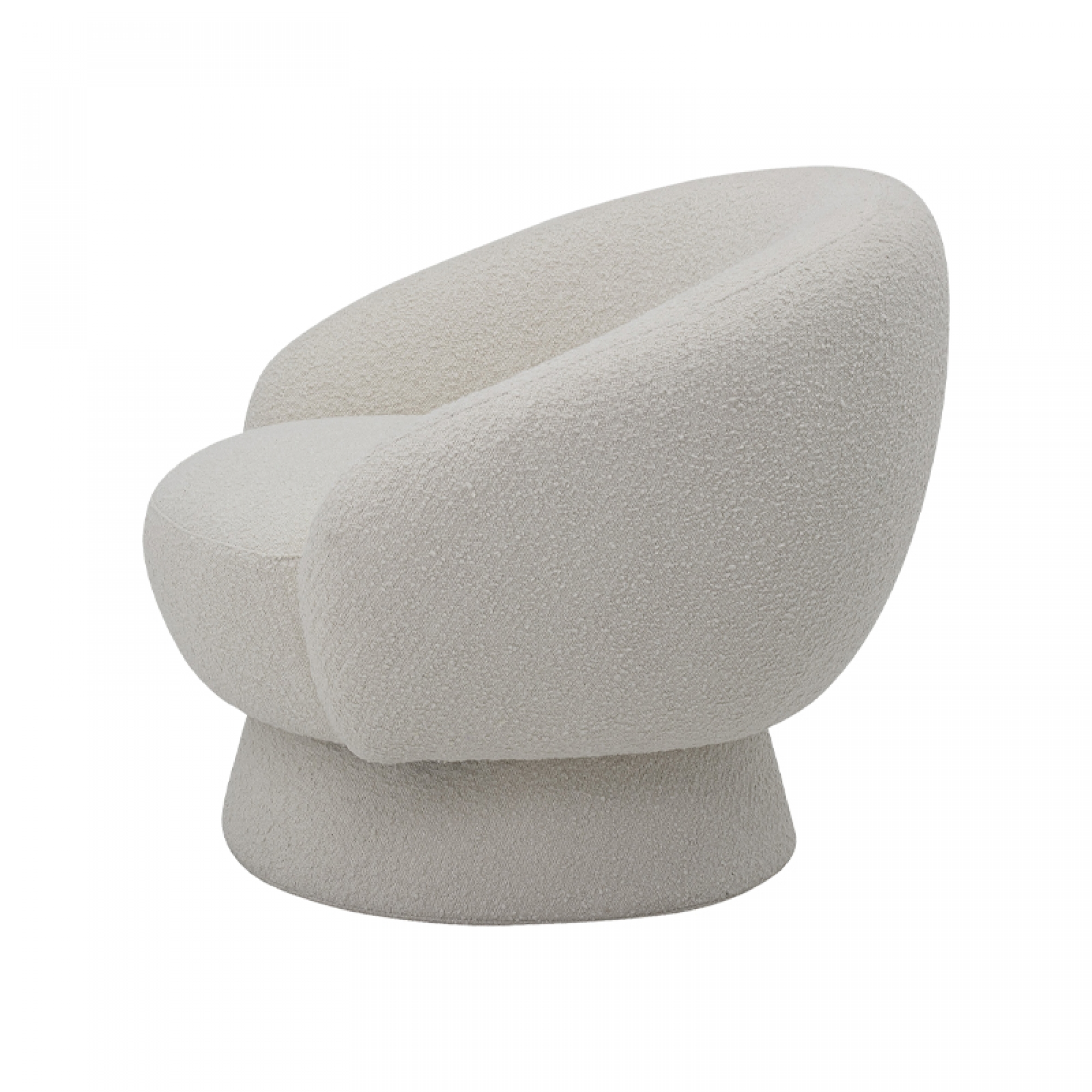 Sillón Redondo Blanco ‘Elvis’