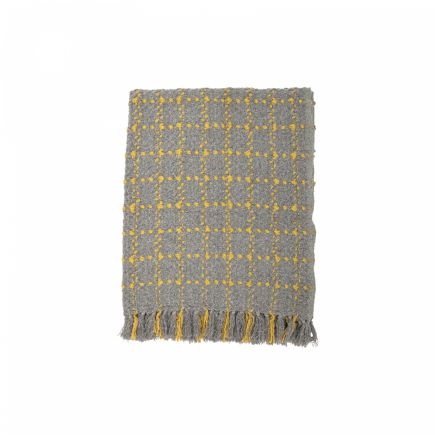 Acrylic Grey Blanket Neisha | Procomobel