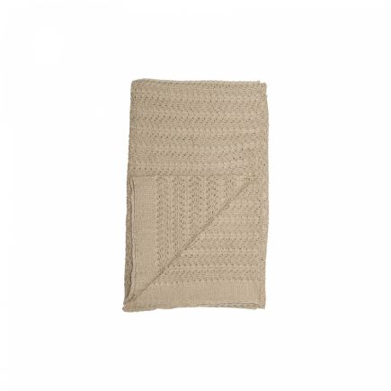 Hilda Brown Acrylic Blanket - Procomobel