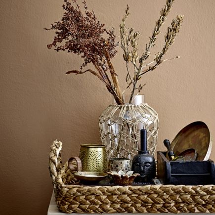 Krista Glass and Rope Vase | Procomobel