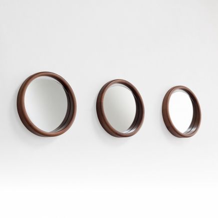 Mirror Set of 3 Round Wall Mirrors Bava | Procomobel
