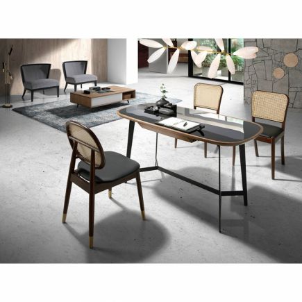 Tempo rounded rattan chair | Procomobel