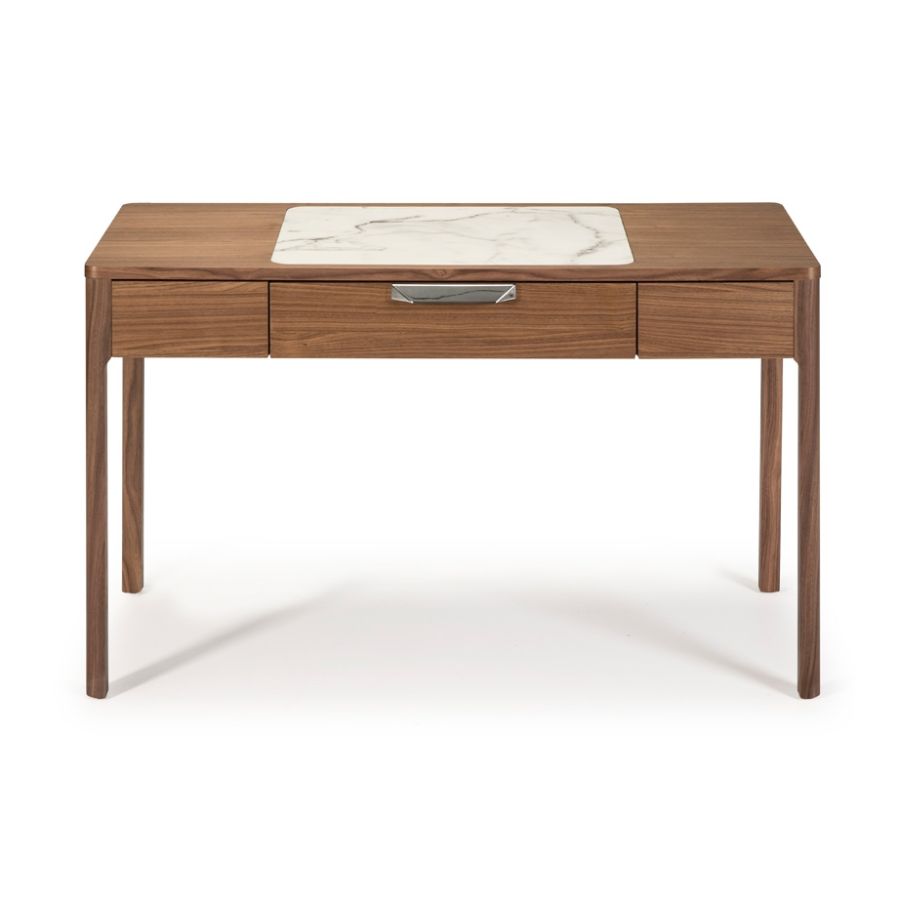 Desk - Dressing table in Walnut and Marble 'Paris'
