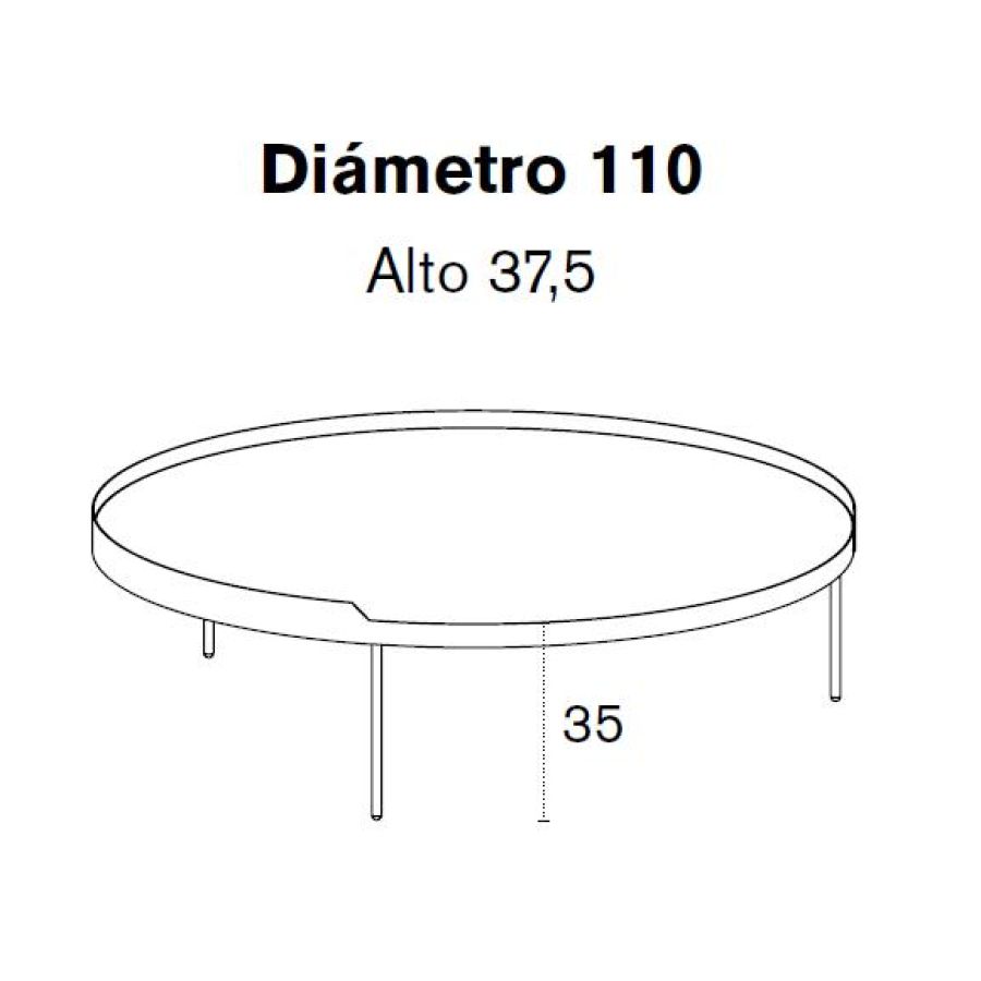 Coffee Table with Copete 'Gau'