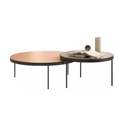 Round Lacquered Coffee Table 'Gau' | Procomobel