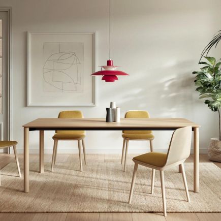 Foto en Ambiente Mesa Extensible de Madera Laga