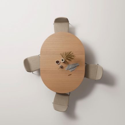 Mesa Redonda Extensible Madera ‘Aise’