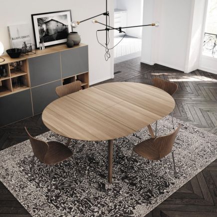 Mesa Redonda Extensible Madera ‘Aise’