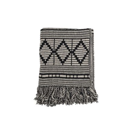 Black Recycled Blanket Gunbor | Procomobel