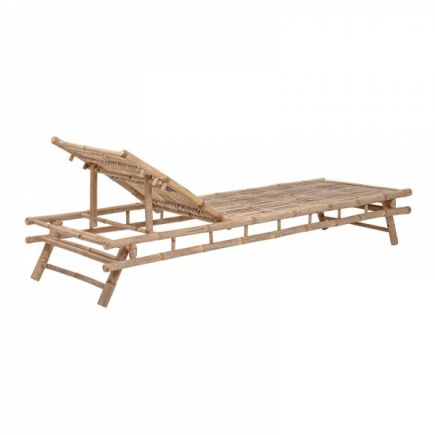 Natural Bamboo Lounger Leif : Procomobel
