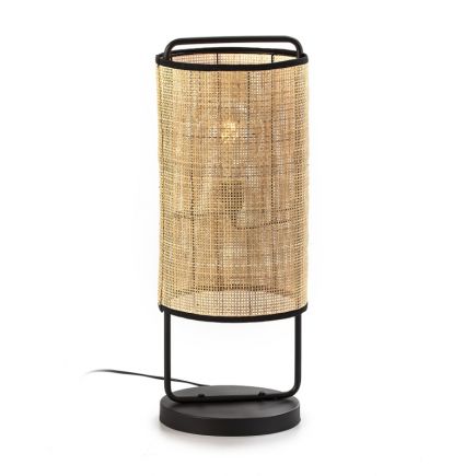 Metal and Rattan Table Lamp Charlotte | Procomobel