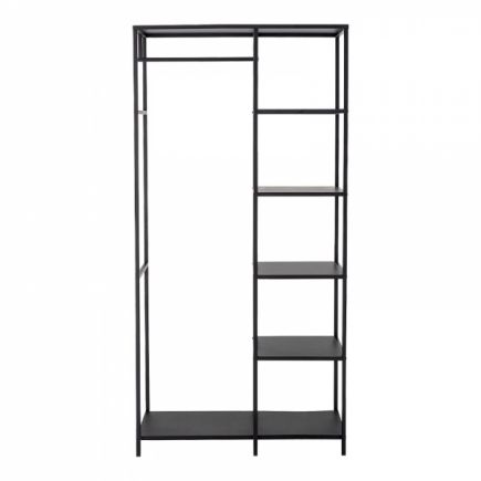 Black Metal Coat Rack Sigjon | Procomobel