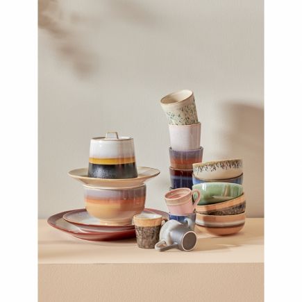 Set of 4 ceramic bowls 70's Tizoc | Procomobel