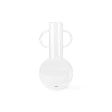 Itzayana Transparent Glass Vase | Procomobel