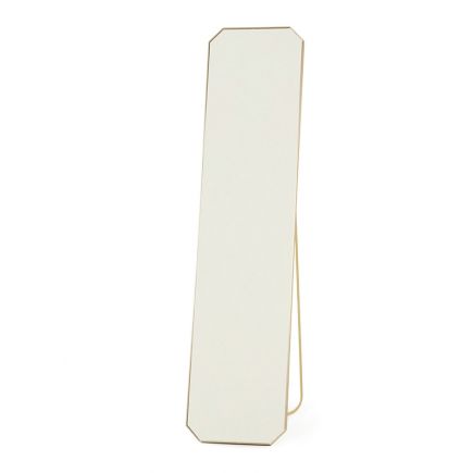 Vista Frontal Espejo de Pie de Aluminio Puma
