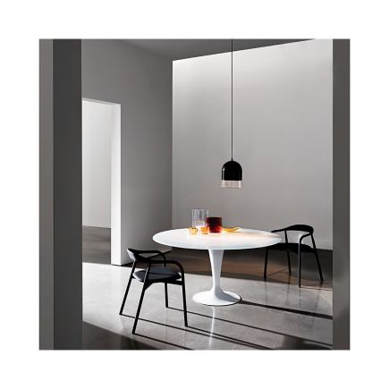Round glass table 'Flute' | Procomobel