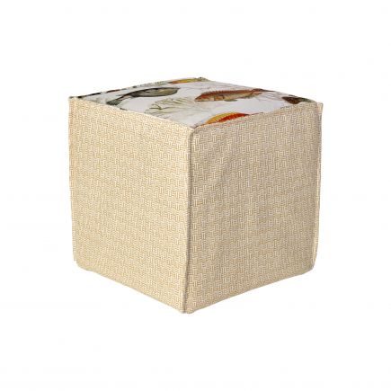Puff Cubic Upholstered Fish Besalu | Procomobel