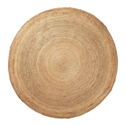 100% Jute Round Carpet Doc | Procomobel