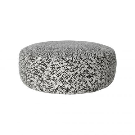 Puff of Fabric Black and White Sills | Procomobel