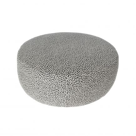 Puff of Fabric Black and White Sills | Procomobel