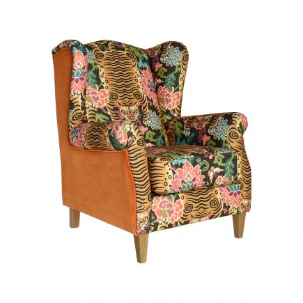 Tigers Stamped Ear Armchair Slavkov | Procomobel