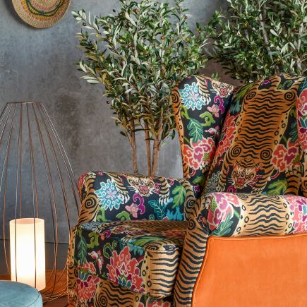 Tigers Stamped Ear Armchair Slavkov | Procomobel