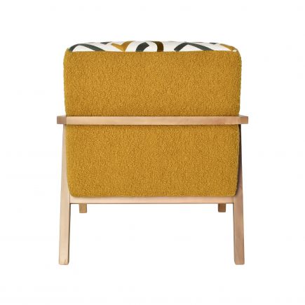 Ciñera Multicolor Printed Armchair | Procomobel
