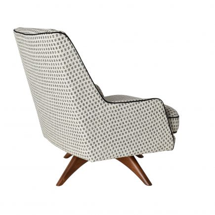 Vista Lateral Derecha Sillón con Base Giratoria Ordesa