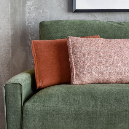 Green Upholstered Sofa 3 Seats Arno | Procomobel