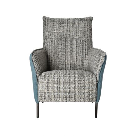 Sibylla High Back Printed Armchair | Procomobel
