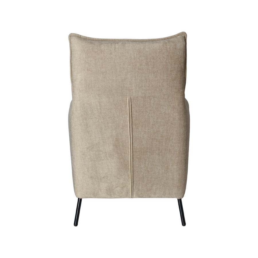 High Back Upholstered Armchair 'Lovelace'