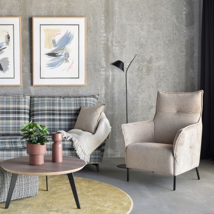 Lovelace Upholstered High Back Armchair : Procomobel