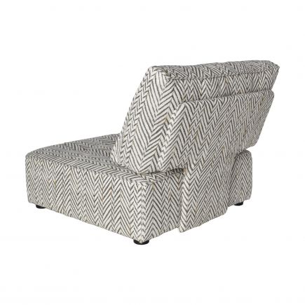 Modular Sofa with Upholstered Puff Nettie | Procomobel