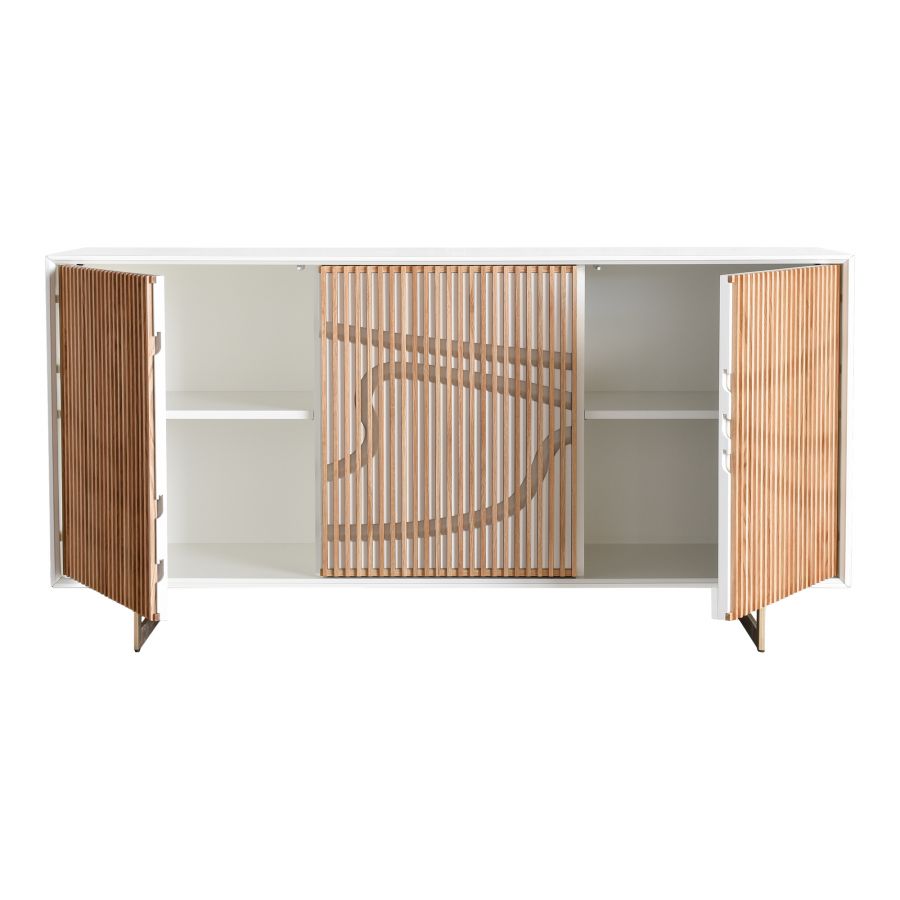 Silva' Wooden Sideboard with LED