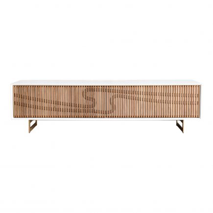 Wooden TV cabinet with light Silva | Procomobel