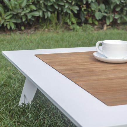 Calatea Teak Outdoor Rectangular Coffee Table | Procomobel