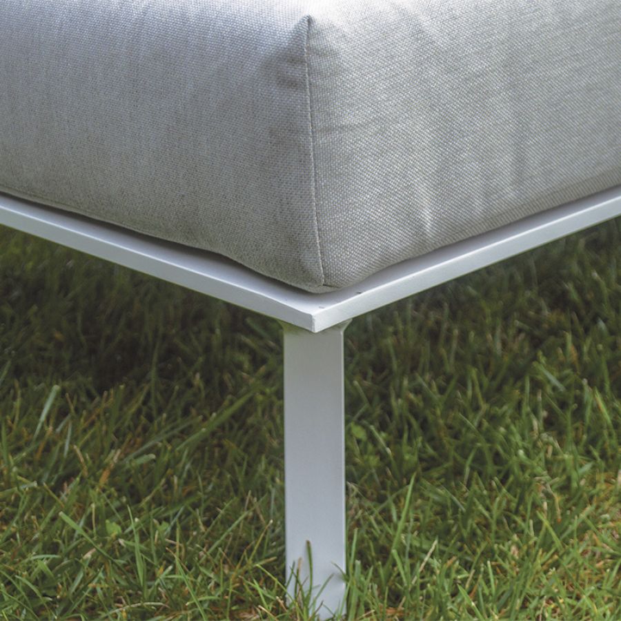2 seater sofa Outdoor Aluminum 'Calatea'