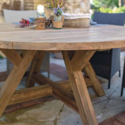 Round Outdoor Dining Table Drácena | Procomobel