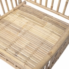 Imagen de Detalle Sillón Exterior Bambú Natural Leif