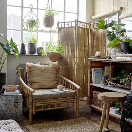 Outdoor Bamboo Natural Armchair Leif | Procomobel