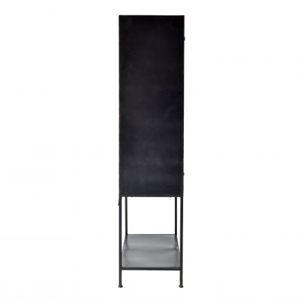 Black Display Cabinet 2 Doors Radu | Procomobel