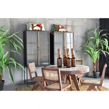Black Display Cabinet 2 Doors Radu | Procomobel