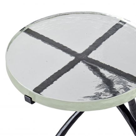 Round Glass Side Table Marín | Procomobel