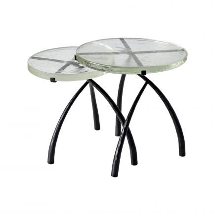 Round Glass Side Table Marín | Procomobel