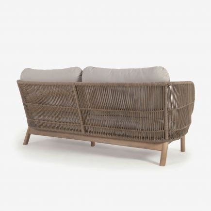 Catalina 3-Seater Sofa in Rope and Wood | Procomobel