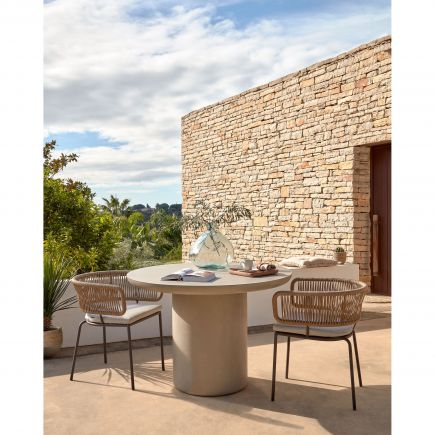 Nadin Galvanized Steel and Rope Chair | Procomobel
